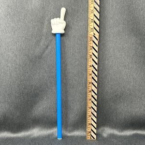 Pointer Stick Hand Tip Blue Shaft 16" Fun Teaching Tool Novelty Presentation